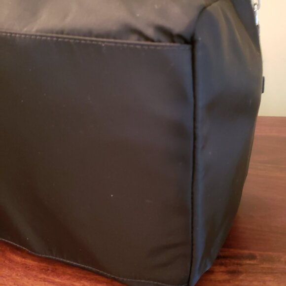 PRADA TESS SAFFIANO Nylon/Leather Tote Handbag (Nero) includes Authenticity card - Picture 9 of 13